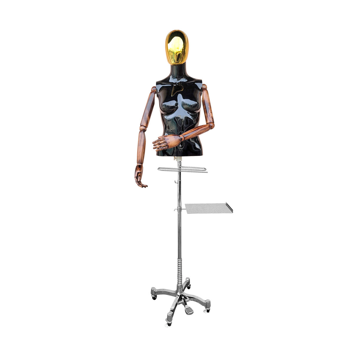 SORA BLACK & GOLD POSABLE ARM + DRESS MAKER BASE SERIES – LA DISPLAY AND  FIXTURE