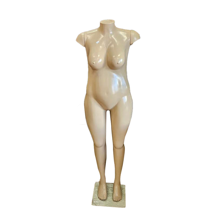 Female Fat Mannequin without arms + Base F04 Skin 