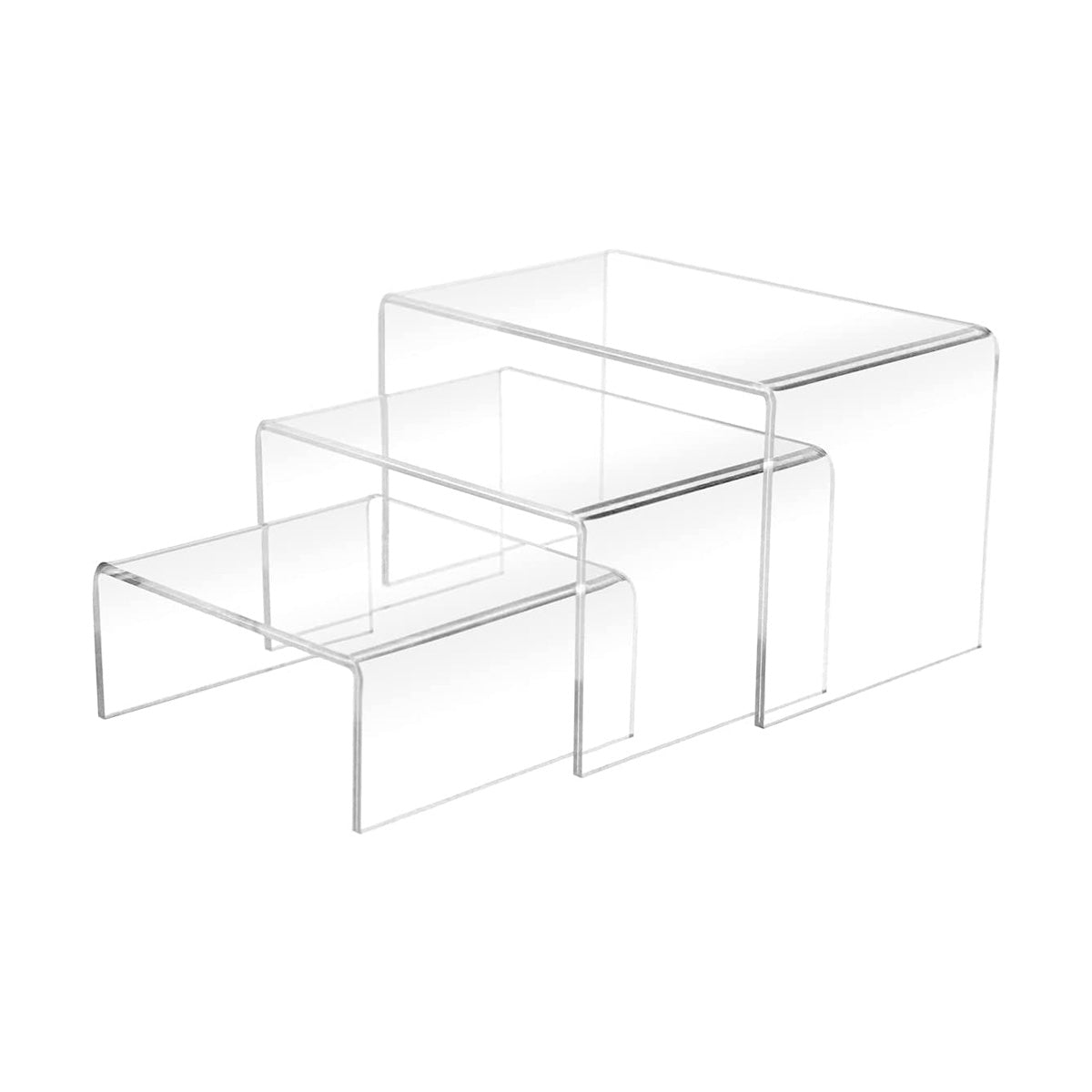 ACRYLIC STAND THREE PIECE SET – LA DISPLAY AND FIXTURE